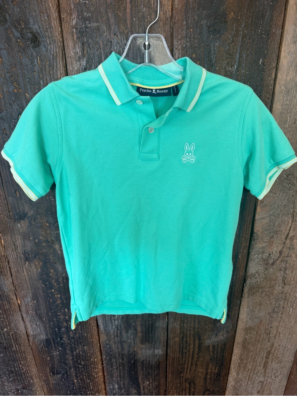 Psycho Bunny Kids Teal Polo